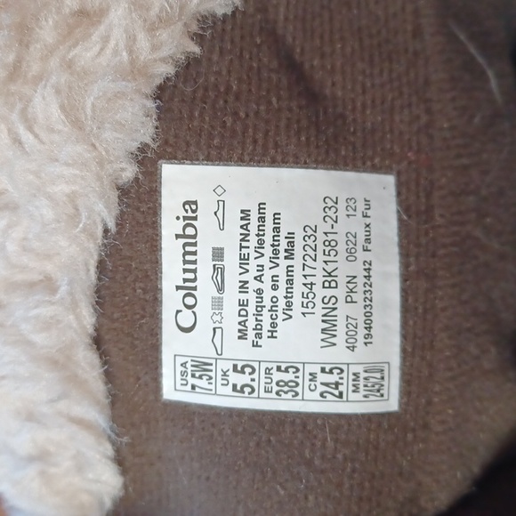 Columbia Women's Ice Maiden II Snow Boot 7.5 Wide - Picture 3 of 6